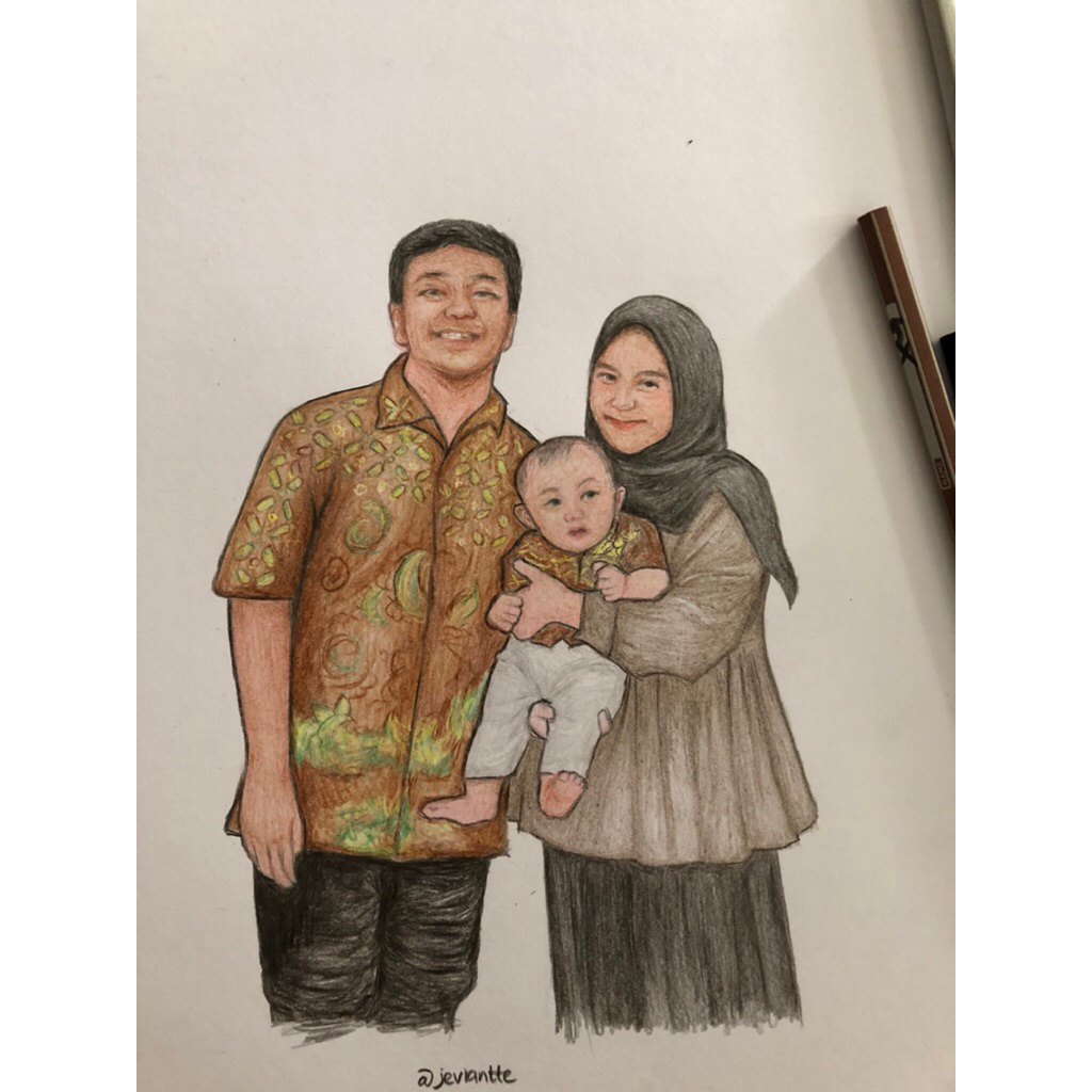 

Sketsa wajah berwarna (3 face)