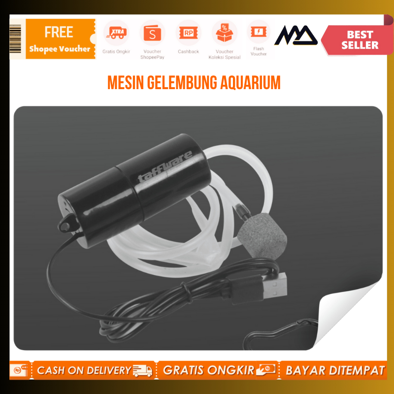 Mesin Gelembung Aquarium / Aerator Aquarium Fish Tank Oxygenator USB 1W / Aerator Aquarium Mini