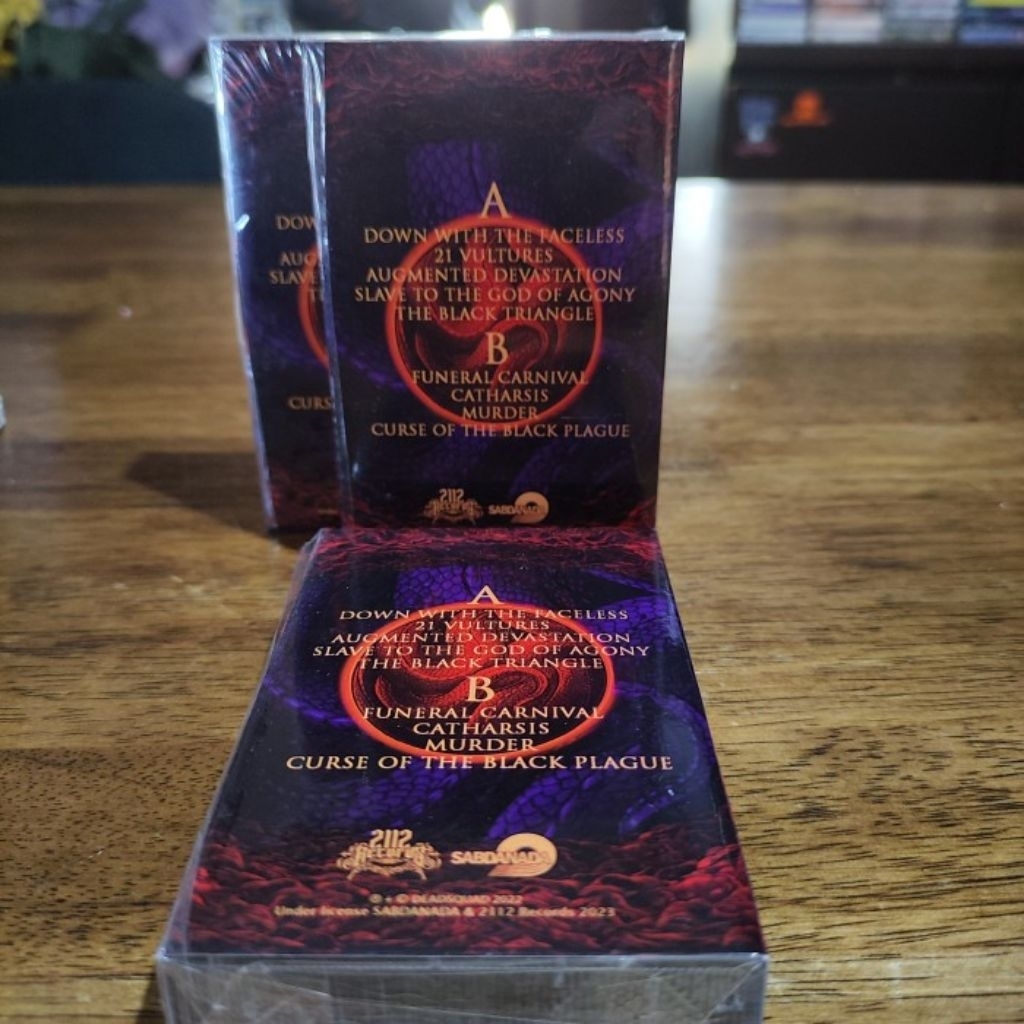 paket 3 kaset DEADSQUAD catharsis, untuk reseller, original, baru/segel