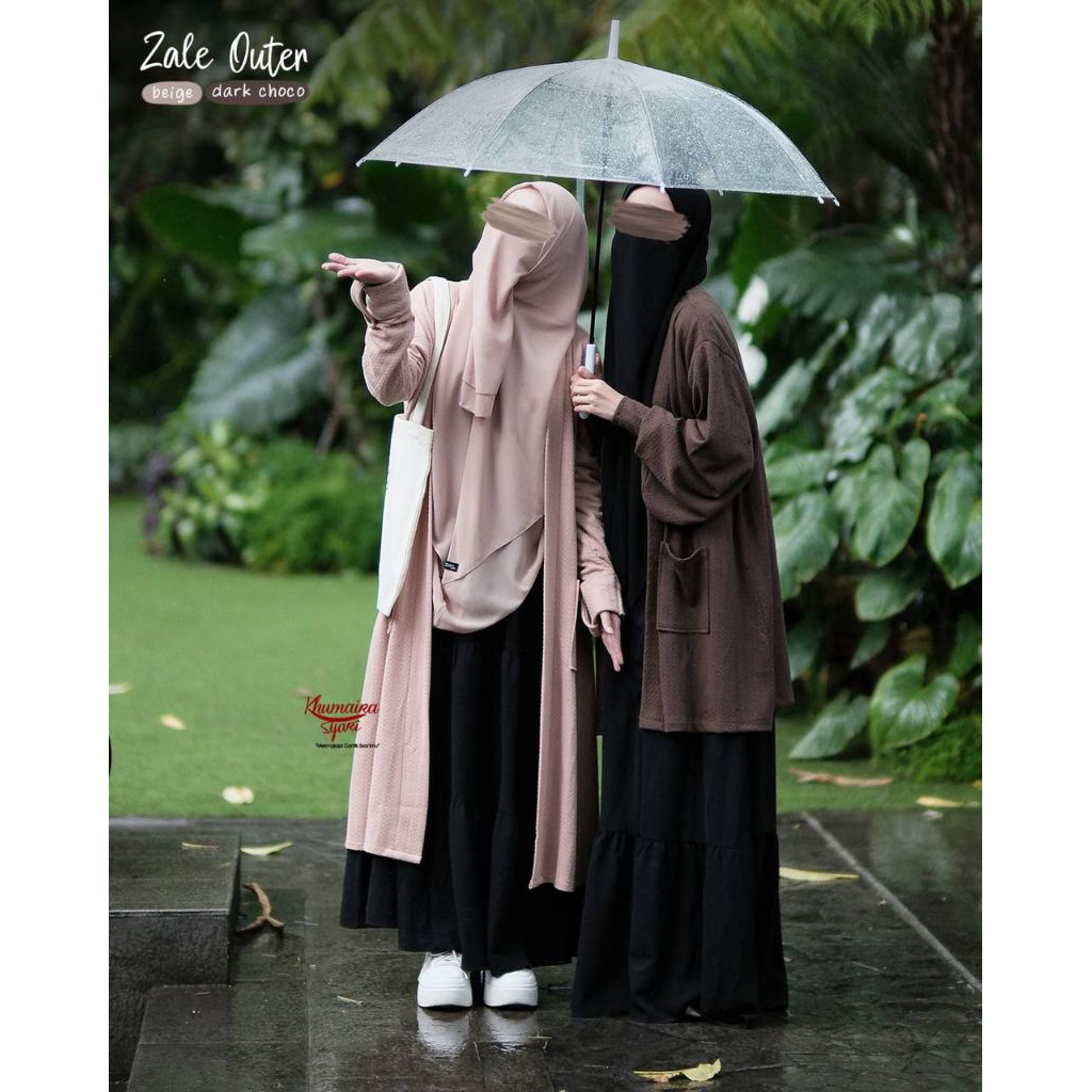 Zale Outer by khumaira syari | zale long outer | zale medium outer | outer jumbo | long outer