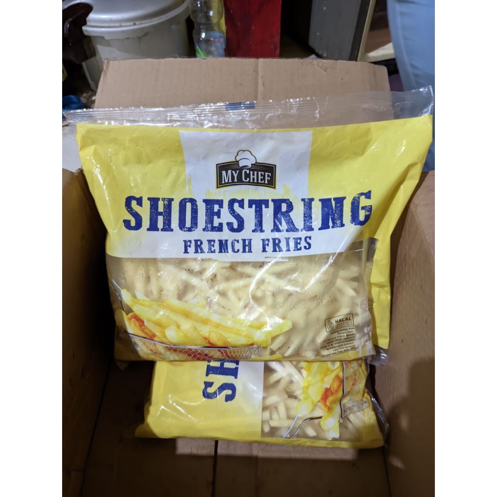 

Stik Kentang Premium My Chef Shoestring Isi 1Kg