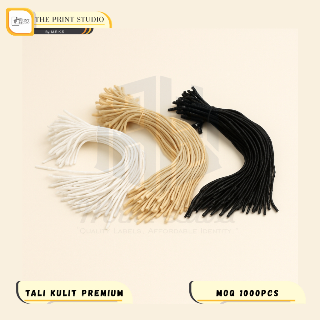 

1000pcs tali hangtag tebal/tali loopin/tali label/gantungan kertas