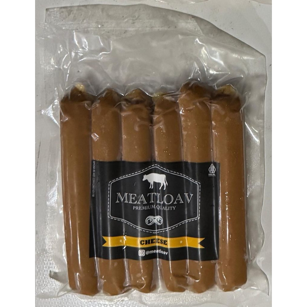 

Meatloav Sosis Sapi Premium - Rasa Keju / Cheese