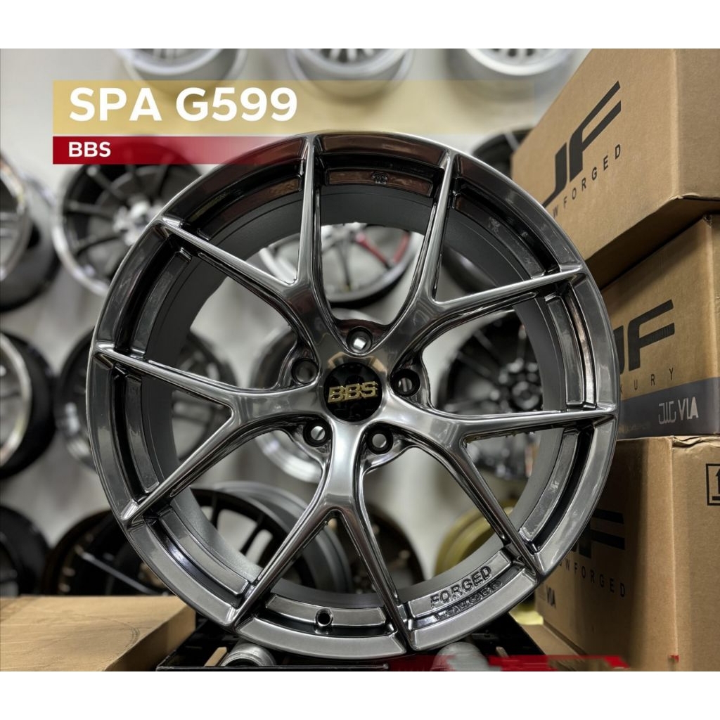 velg racing BBS FLOW FORMING R19 LEBAR 8,5 PCD 5X114,3 velg mobil r19 velg racing ring 19 mobil untu