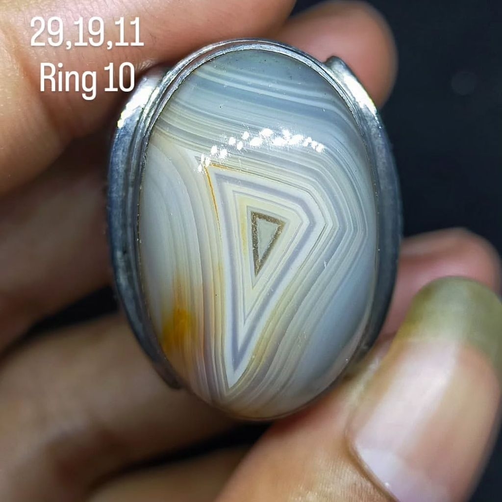 BATU AKIK SULAIMAN MOTIF D ANTIK (ASLI ALAM)