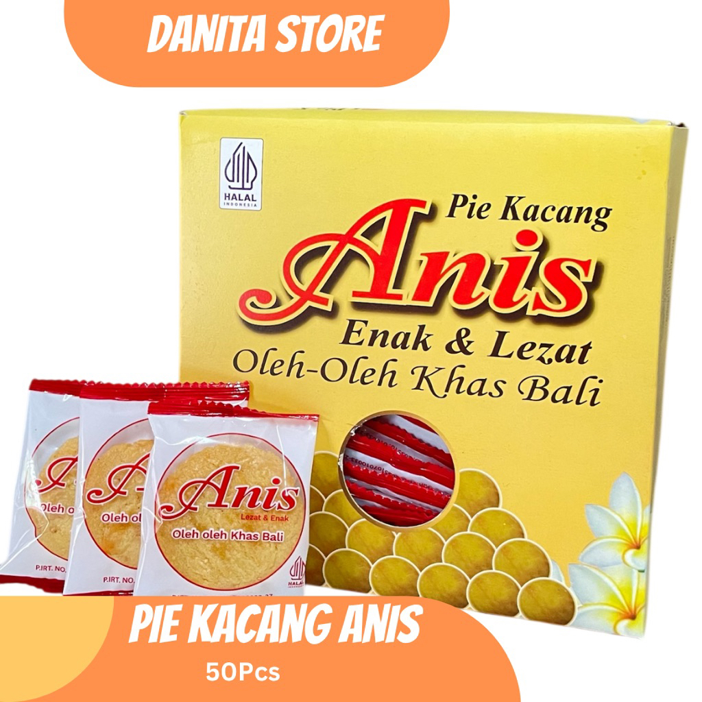 

[57] PIE KACANG ANIS | 50PCS | FREE BOX