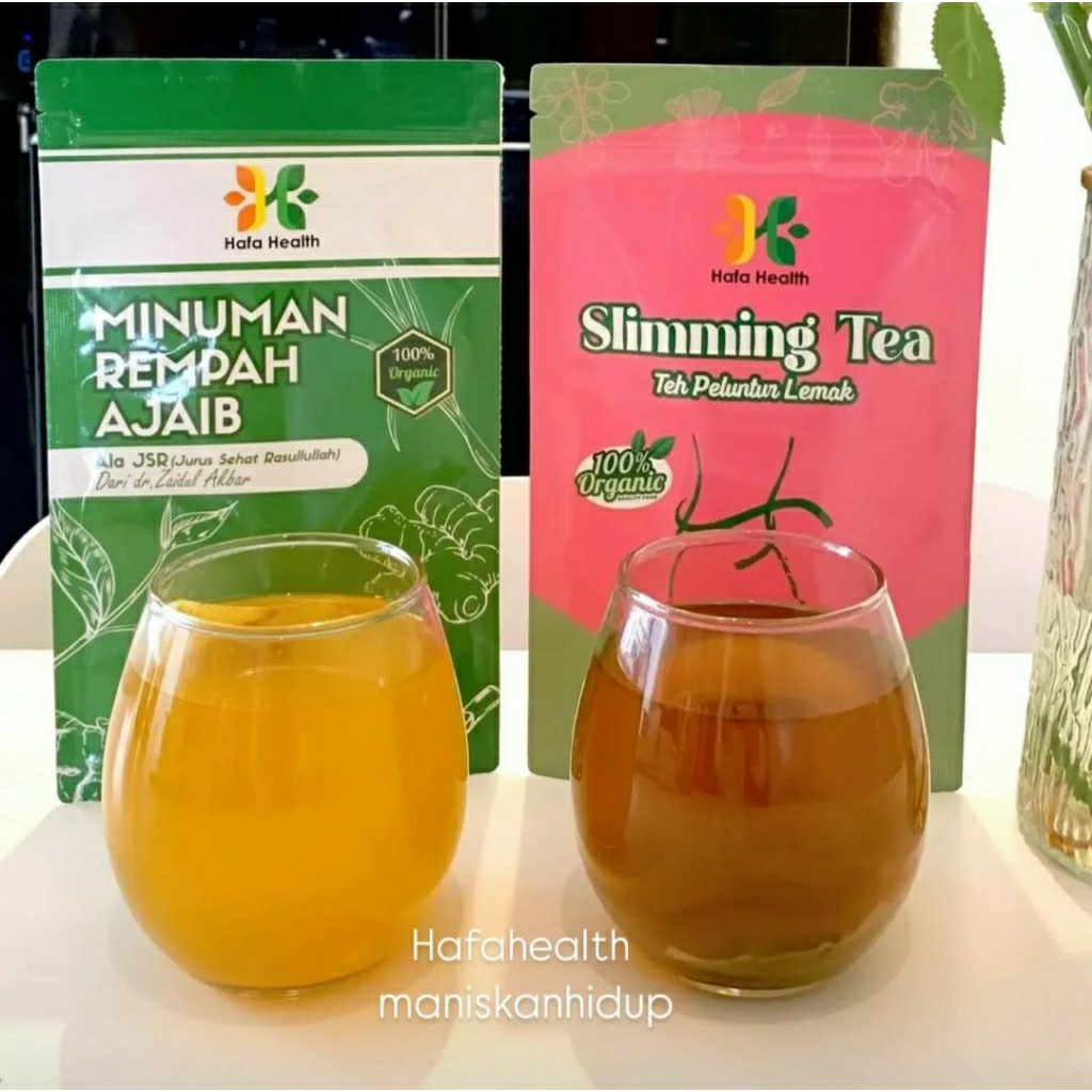 

BUNDLING Slimmingtea + JSR Rempah [Free GIFT]- JSR Jamu Rimpang JSR | Dr.Zaidul Akbar | Minuman Sehat |JSR versi praktis |Jamu JSR