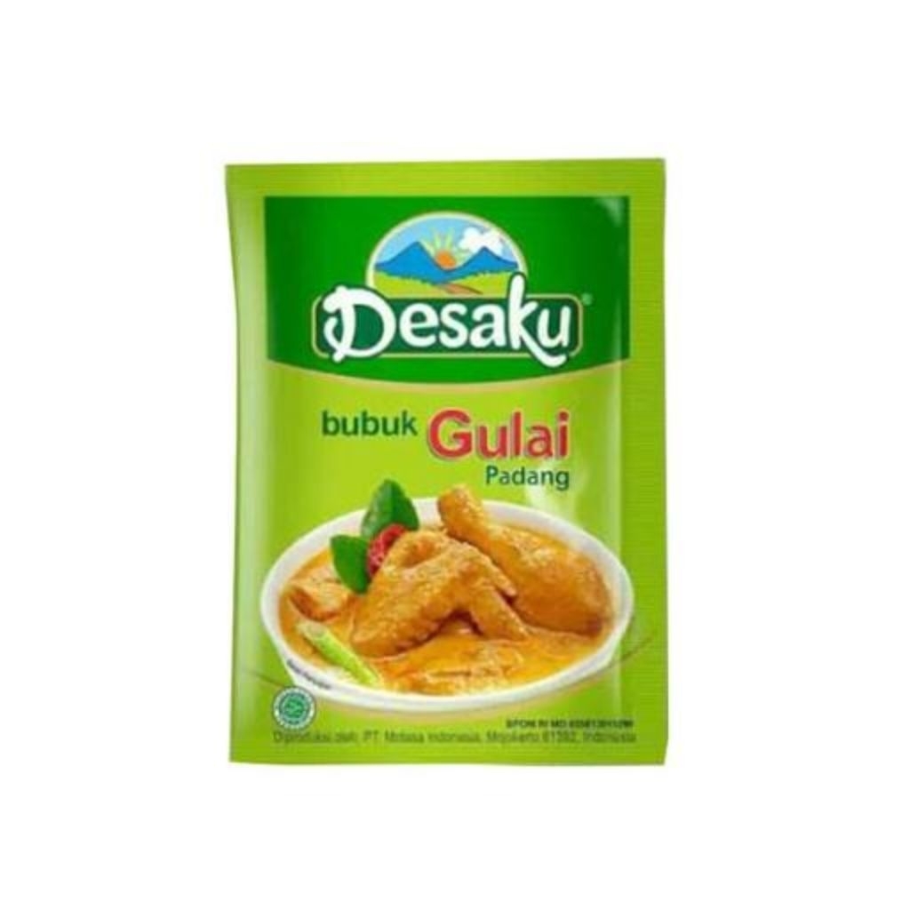 

Desaku Bubuk Gulai 12.5 gram × 10 Pcs (Bumbu gulai berkualitas tinggi dengan kemasan praktis)