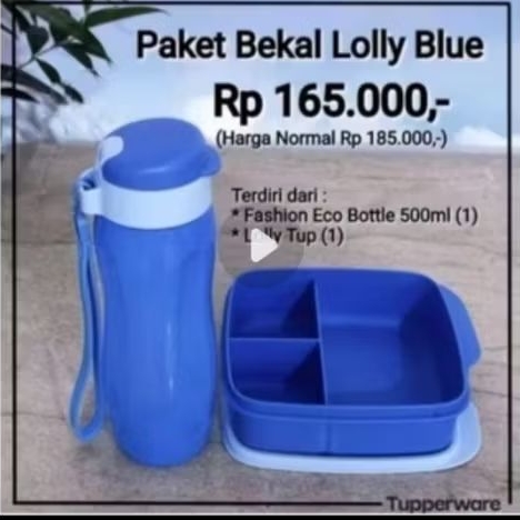 lolly set tupperware