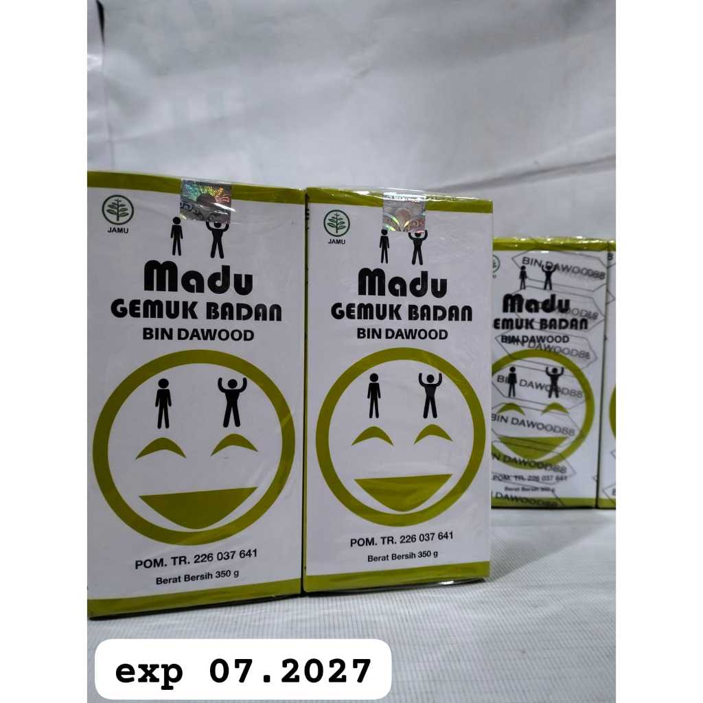 

madu gemuk badan bin dawood 350 gr exp 07.2027