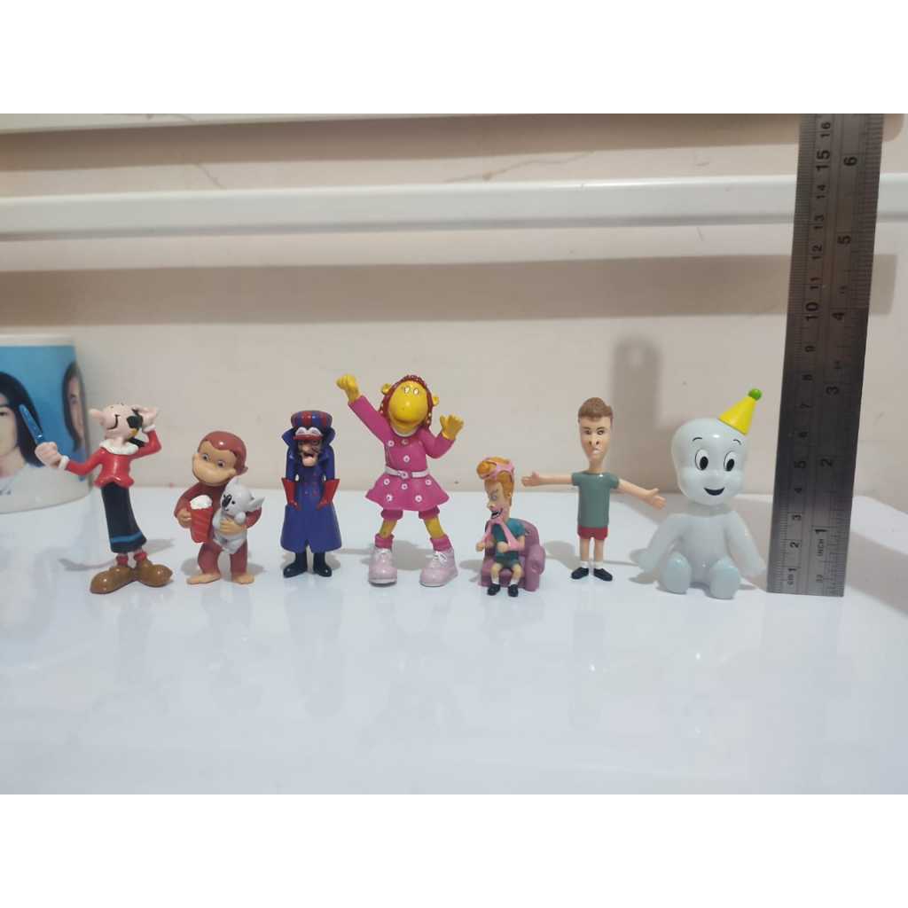 Figure Campur Olive, George, Tweenies, casper, Beavis and butthead, wacky races