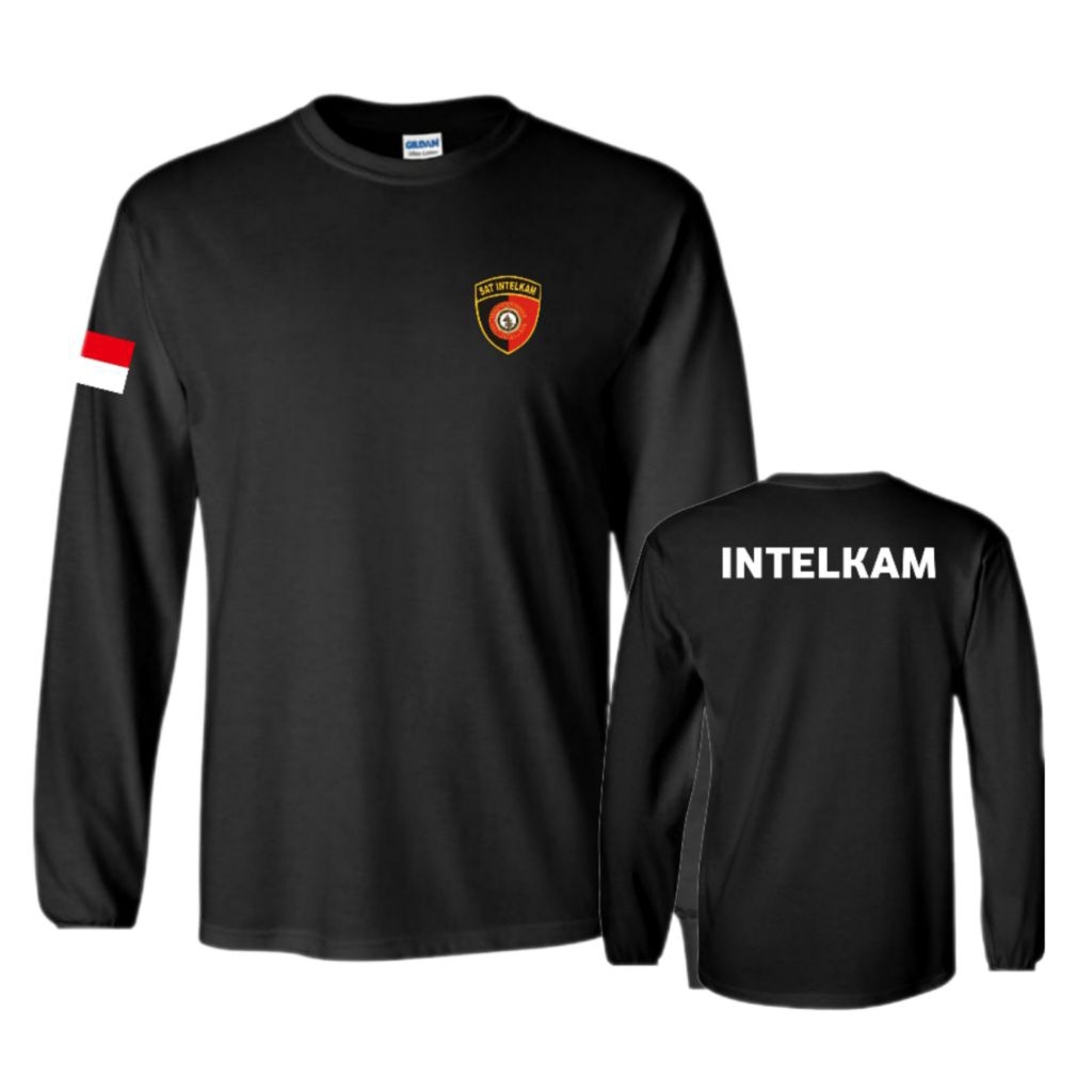KAOS LENGAN PANJANG INTELKAM//TSHIRT NEW