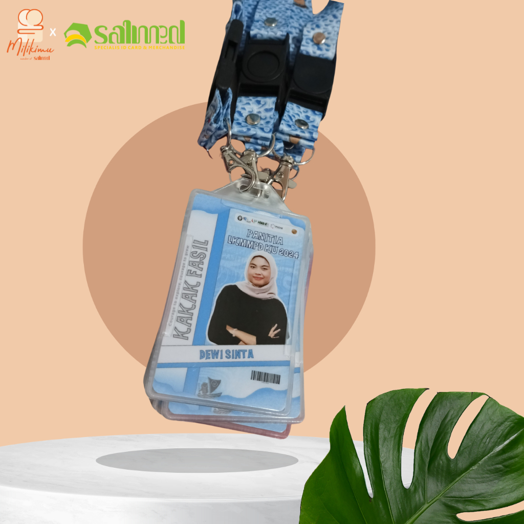 

Cetak Print Custom Tali Id Card Produk Mantap Custom Desain | Tali Lanyard 2cm Cetak 2 Sisi + Case Id