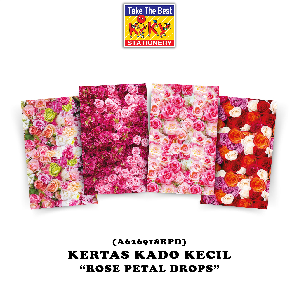 

KIKY Kertas Kado Kecil Glossy (Uk. 48 x 68 cm) - Per 10 Lembar