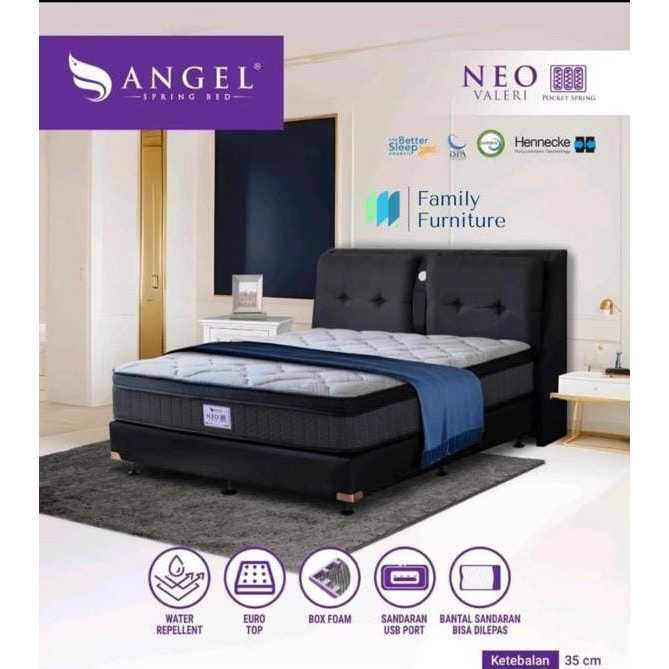 Springbed Kasur Type Neo Valery by Angel - Matras Only - 180 x 200