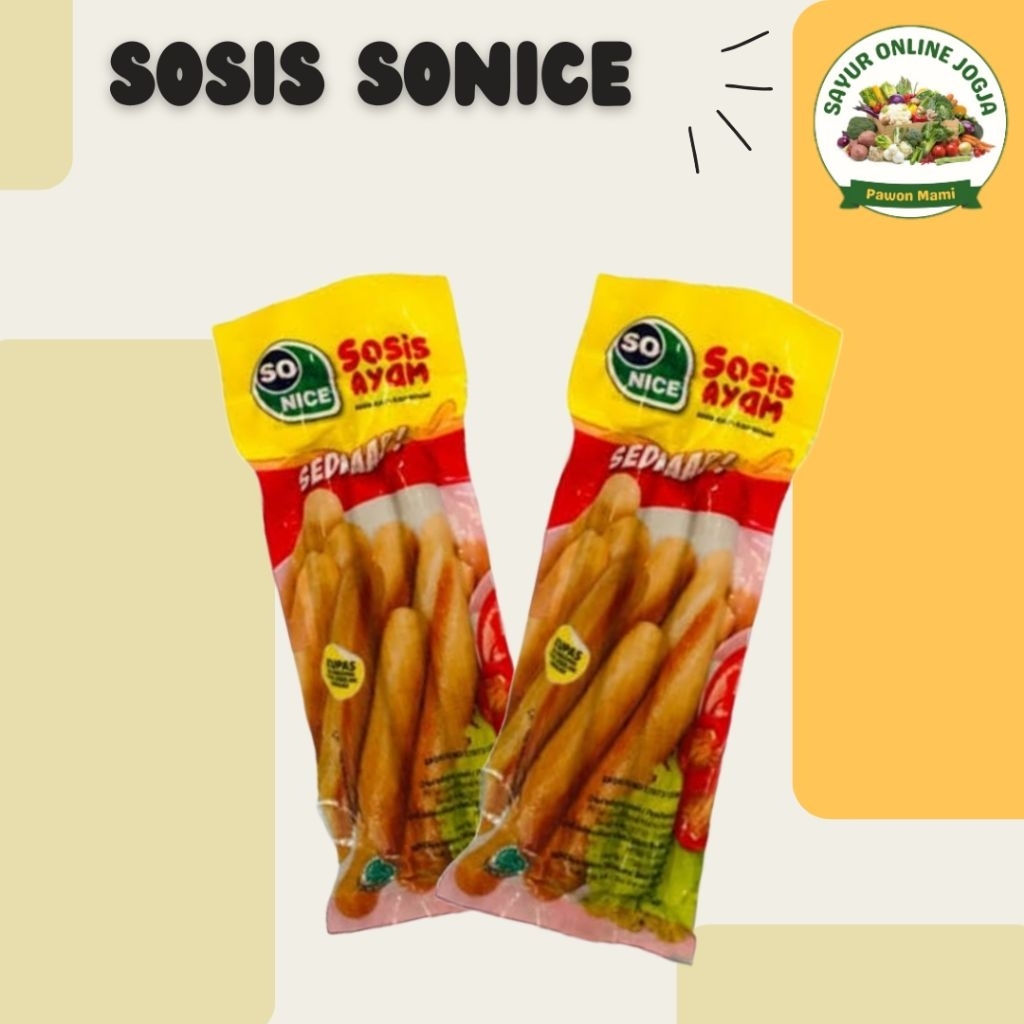 

Sosis sonice ⁷⁵gr - PAWON MAMI SAYUR ONLINE JOGJA