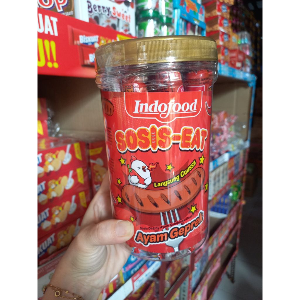 

Sosis Eat isi 17 pc/ Sosis Indofood/ camilan/ Jajan anak/Sosis