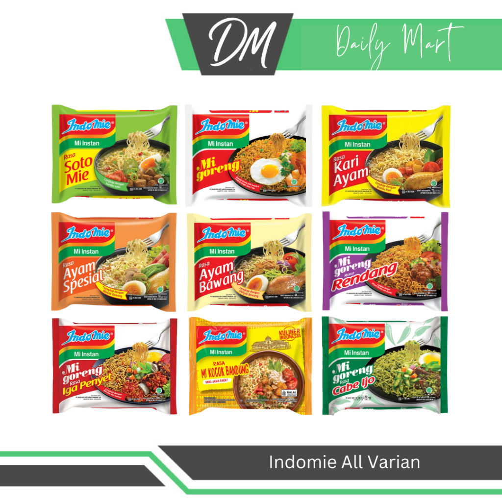 

Indomie Goreng/Kuah All Varian - Mie Instan Enak Murah Expired Lama