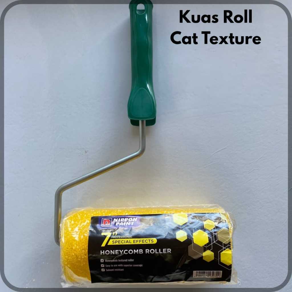 Kuas Roll Nippon Paint [Honeycomb] [Kuas Cat Texture 7"]