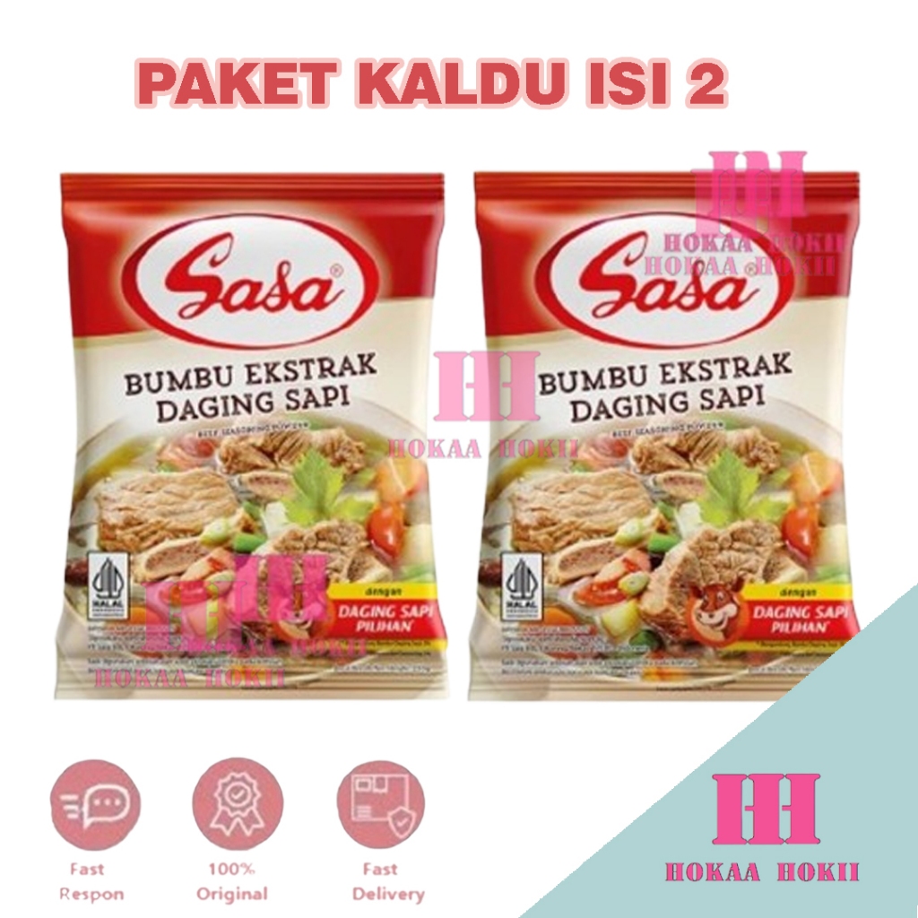 

Sasa Paket Ekonomis Daging Sapi & Daging Ayam 250gr - Isi 2 Pcs
