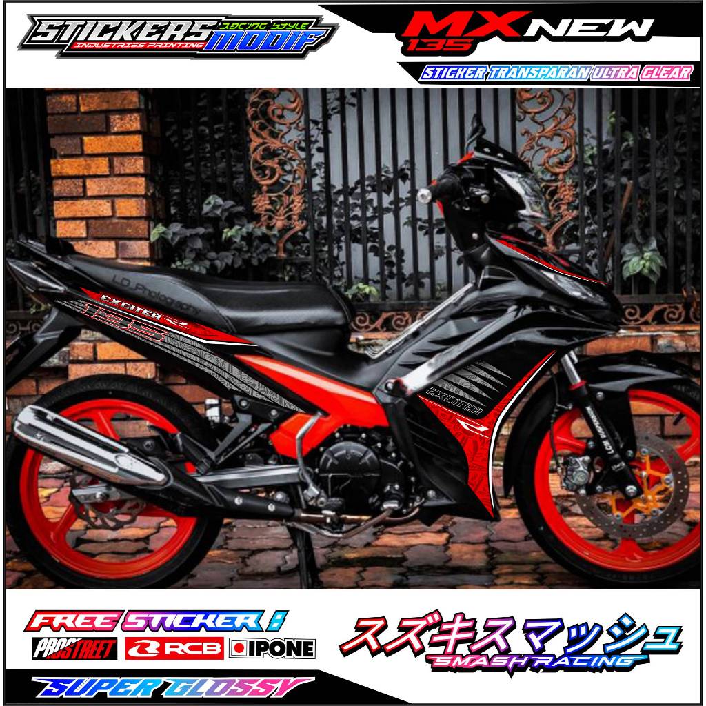 STRIPING VARIASI YAMAHA JUPITER MX 135 NEW / STICKER LIST VARIASI MOTOR JUPITER MX 135 BARU