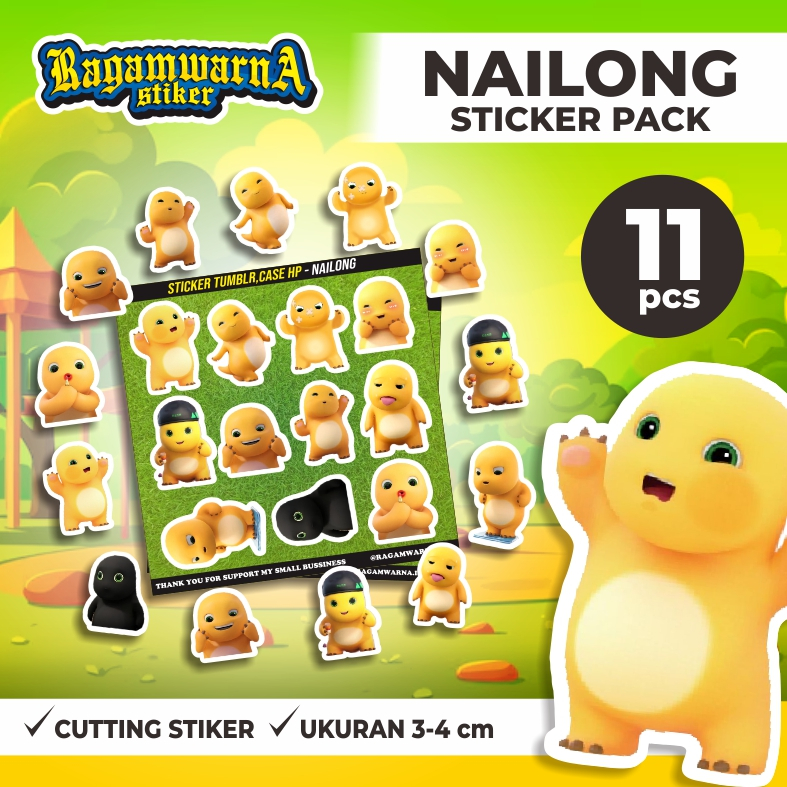 

Stiker Nailong, Stiker Tumbler, Case Hp, Botol - Aesthetic