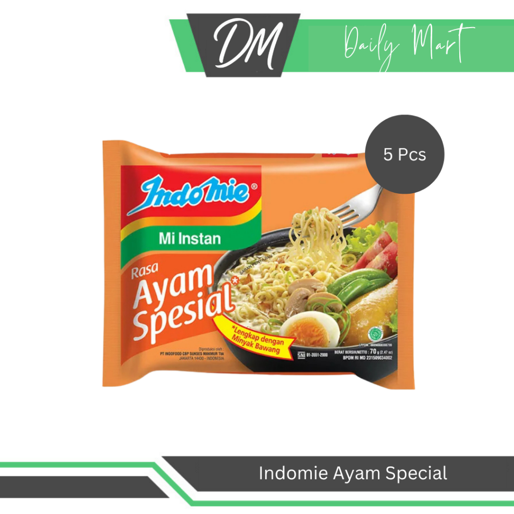 

Indomie Ayam Special (Harga Per 5 Pcs) - Mie Instan Enak Murah