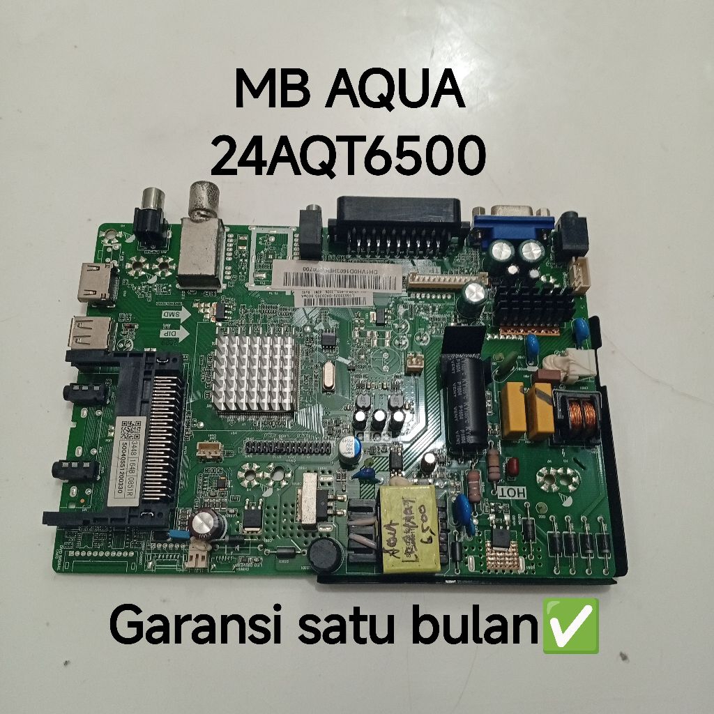 MB TV LED AQUA 24AQT6500 MAINBOARD-MOTHERBOARD-MOBO-MODUL MESIN TV LED AQUA 24AQT6500