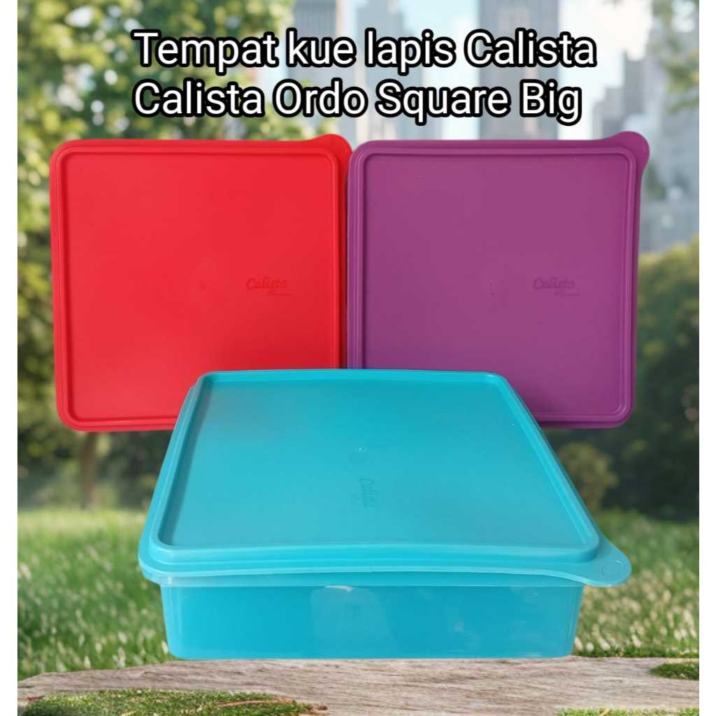 Tempat Kue Lapis / Calista / Plastik