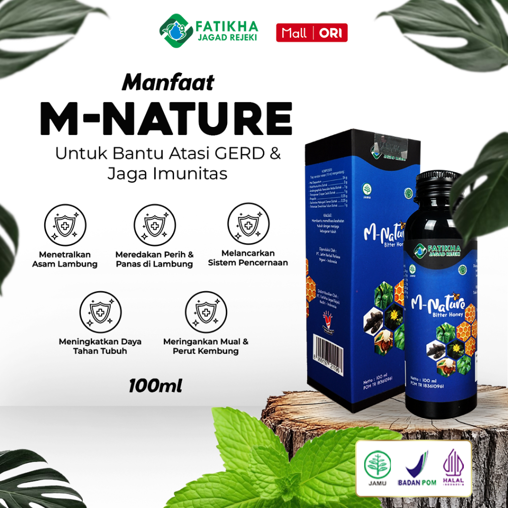 M Nature  MNature 100ml  M-Nature Madu Pahit  M-Nature