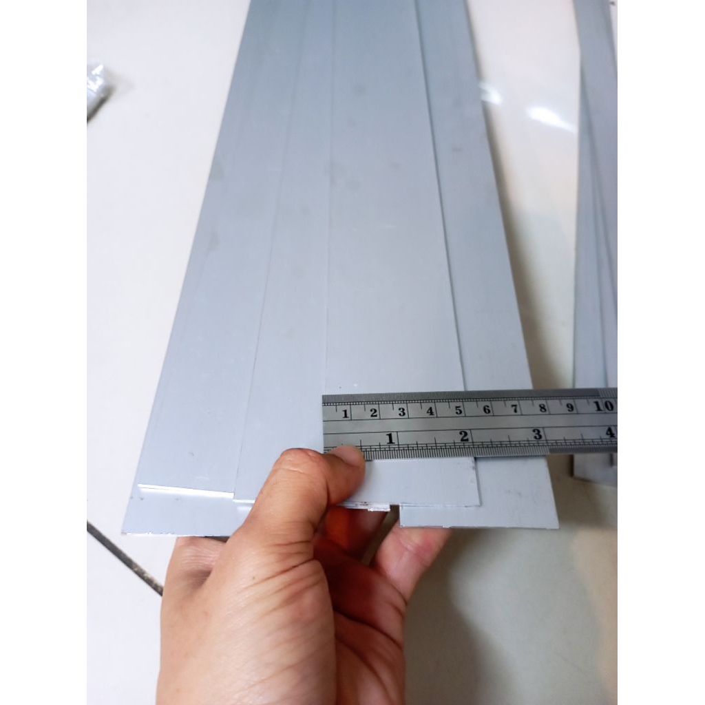 Plat Strip Alumunium Tebal plat 2mm x 50mm x 500mm Alumunium
