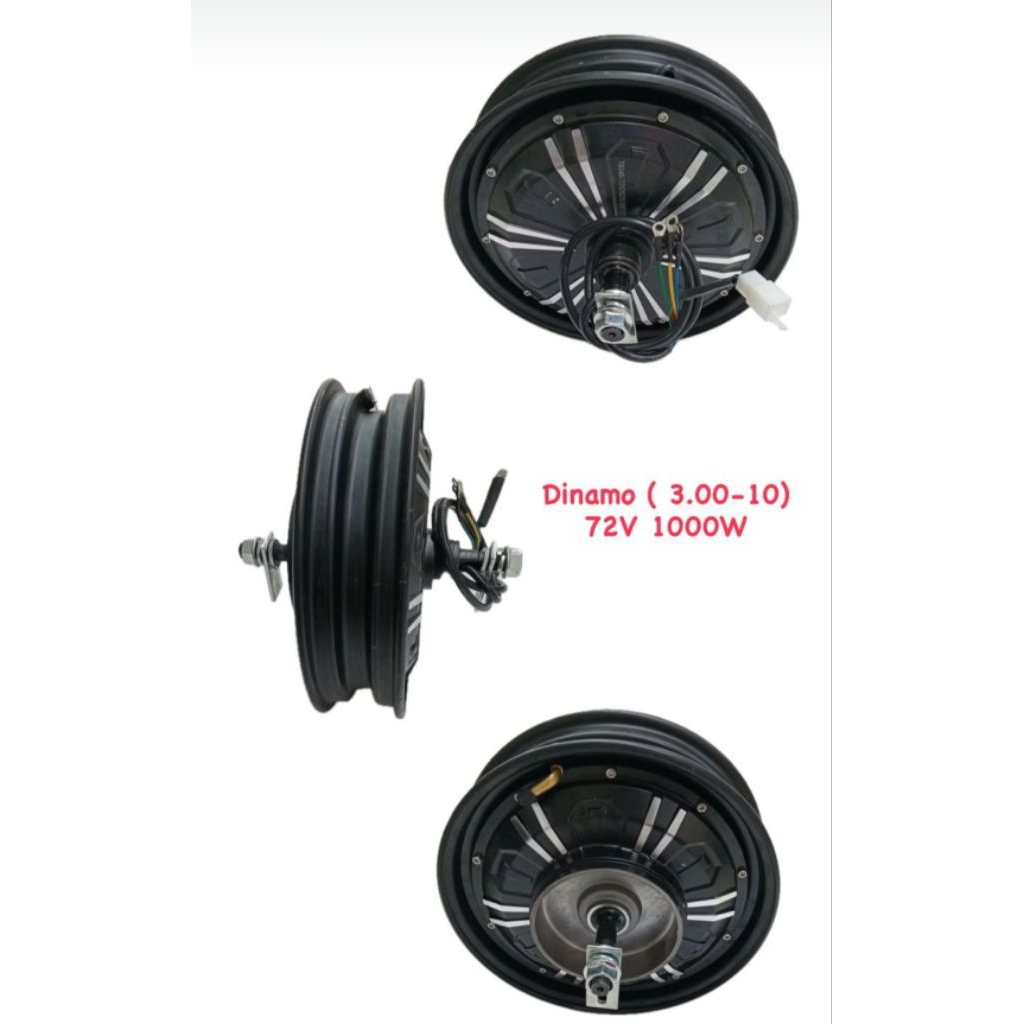 DINAMO SEPEDA & MOTOR LISTRIK (3.00-10) 72V 1000W