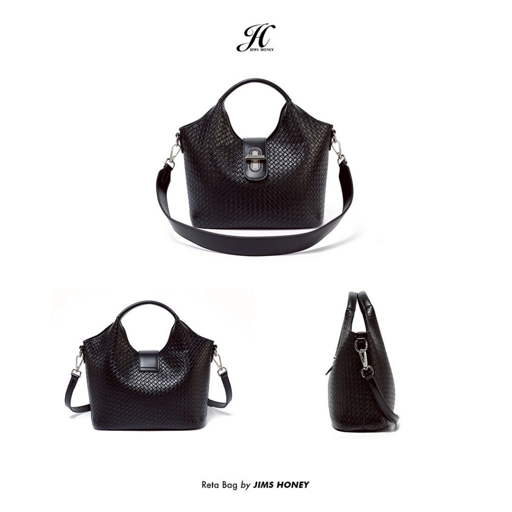 JIMS HONEY RETA BAG Tas Selempang dan Hand Bag Wanita Slingbag Cewek Jimshoney Trendy Elegan Kulit