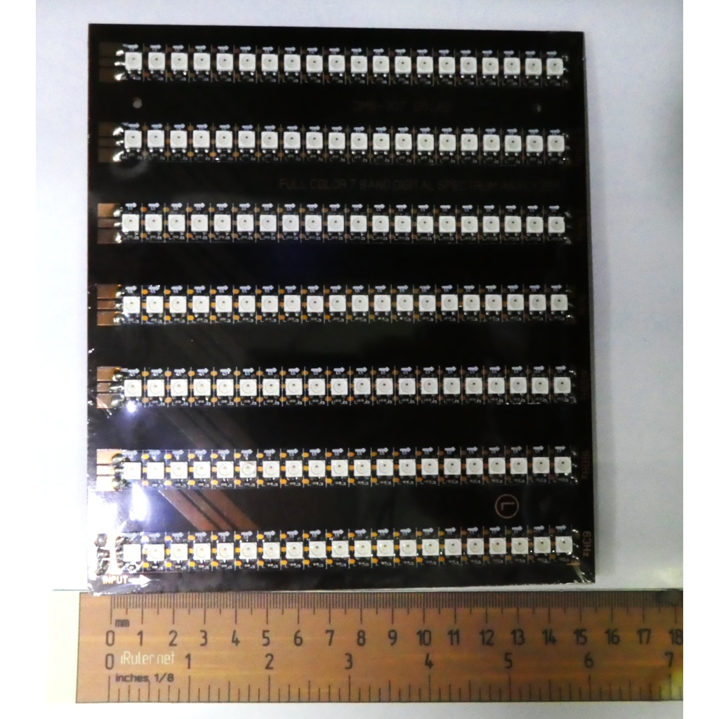 Spectrum Digital Analizer 7 Band 30 LED DMS 307 PLATINUM (LEFT+RIGHT)