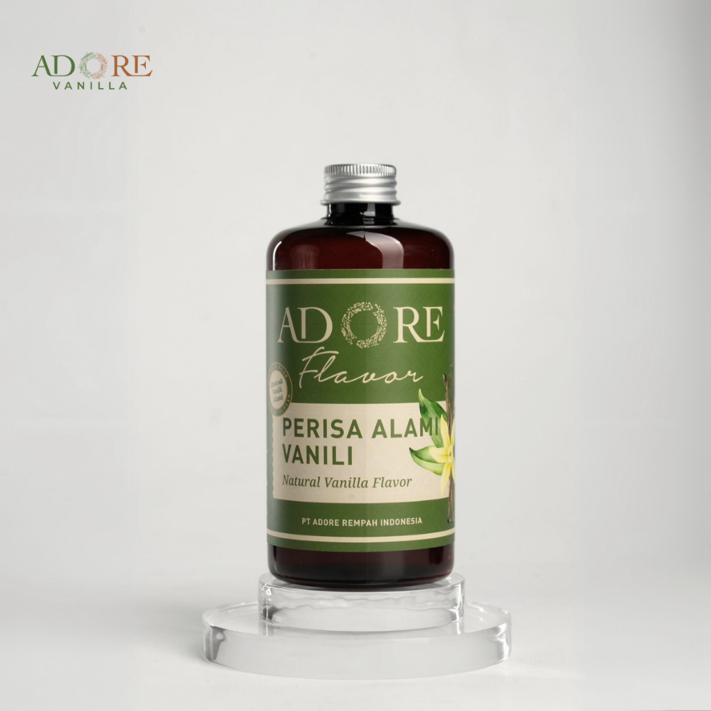 

Adore Extract Vanilla Essence Natural Flavorings (Perisa Vanili Alami) (Halal, BPOM) Premium Quality