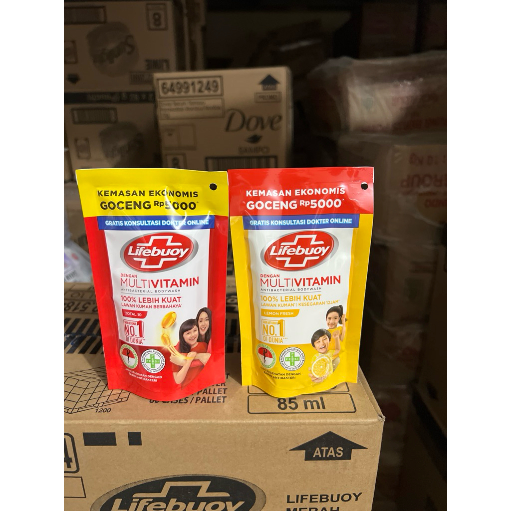 SABUN MANDI CAIR LIFEBUOY 85ml/ 5000an