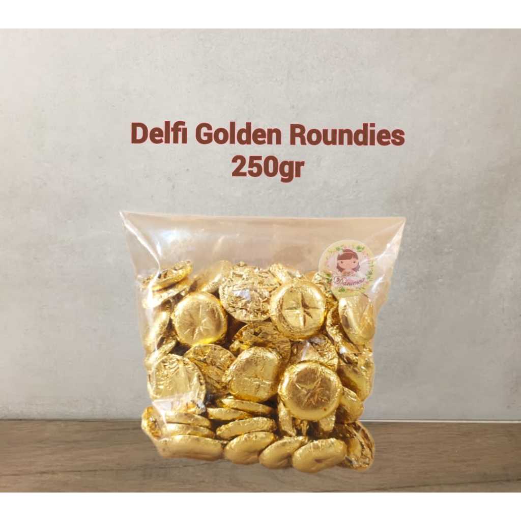 

Delfi koin full milk coklat coin golden roundies 250 gr ( ds bgr )