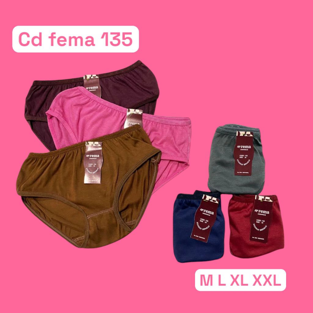 Celana dalam wanita fema 135 original/cd remaja dewasa fema