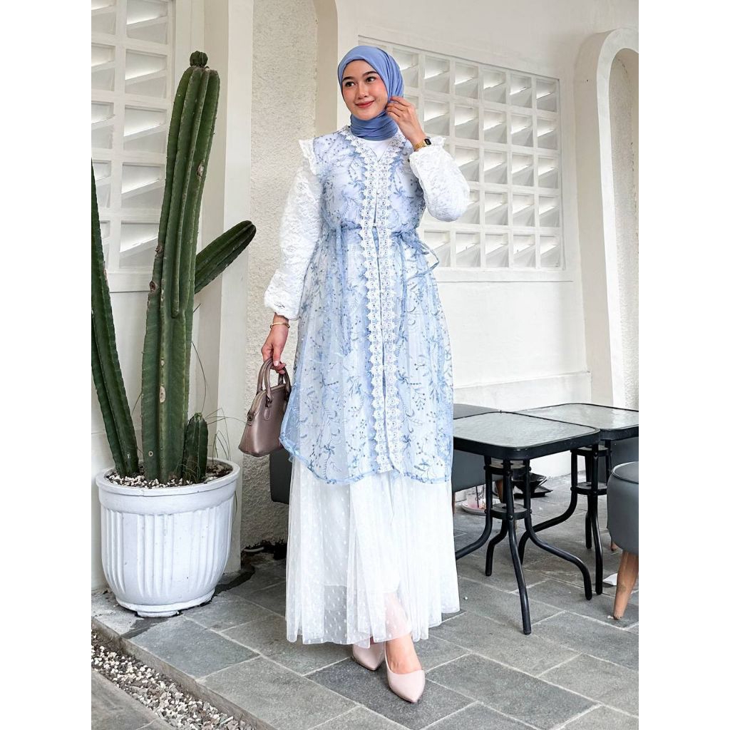 Outer Brokat Kondangan / Outer Olla / Outer Wisuda / Outfit Lebaran /Dress Tren Atasan Wanita Dewasa