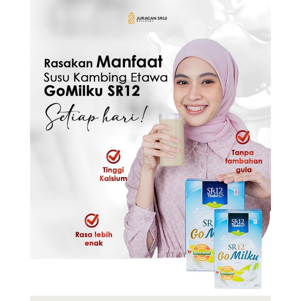 

Susu Kambing Etawa Go Milku SR12 untuk kesehatan