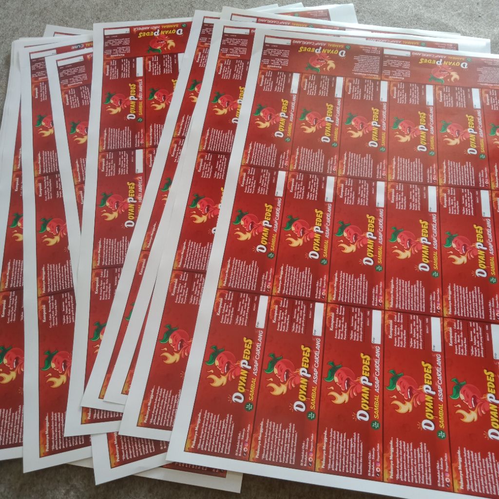 

Cetak Stiker Bontak Chromo A3