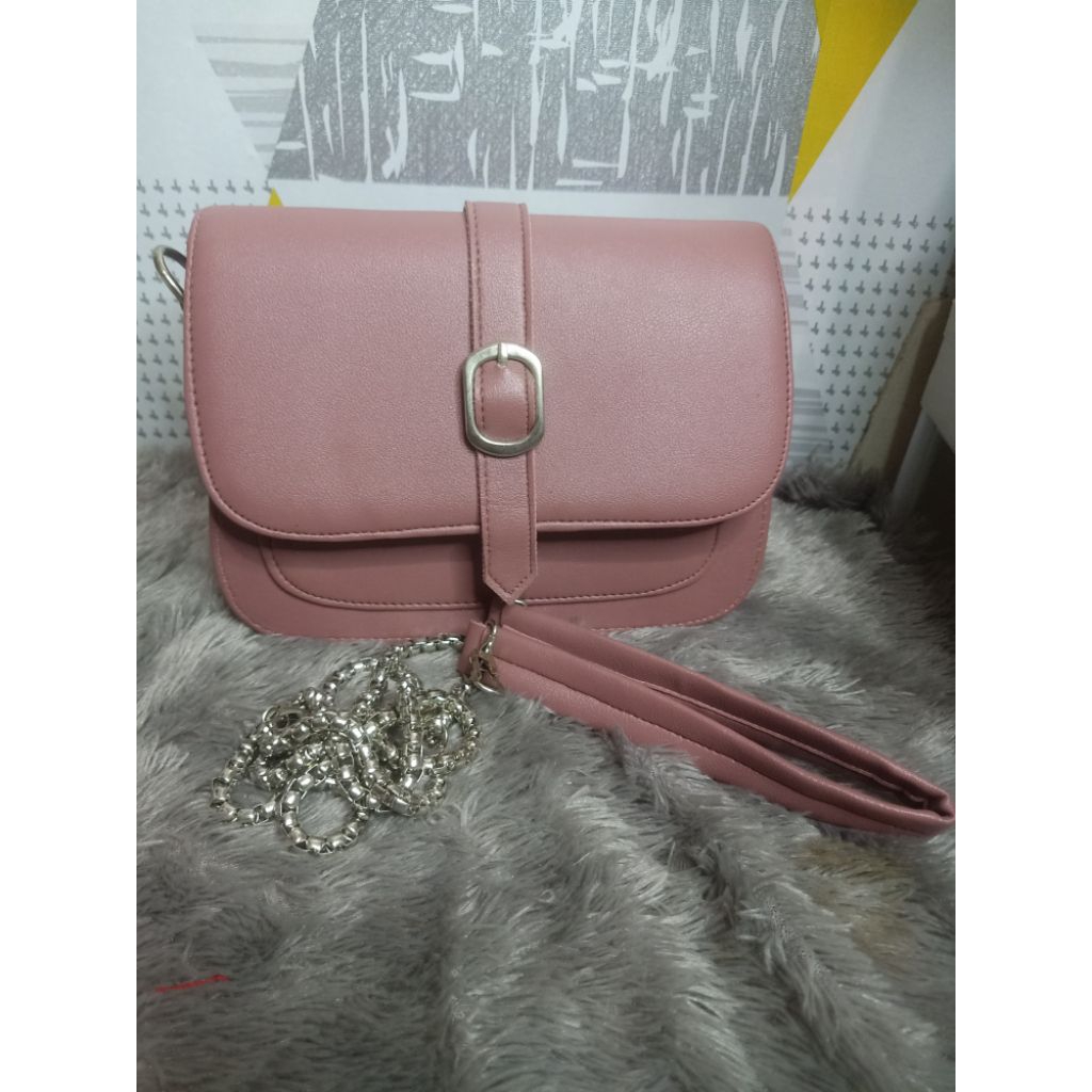 TAS PESTA DUSTY PINK