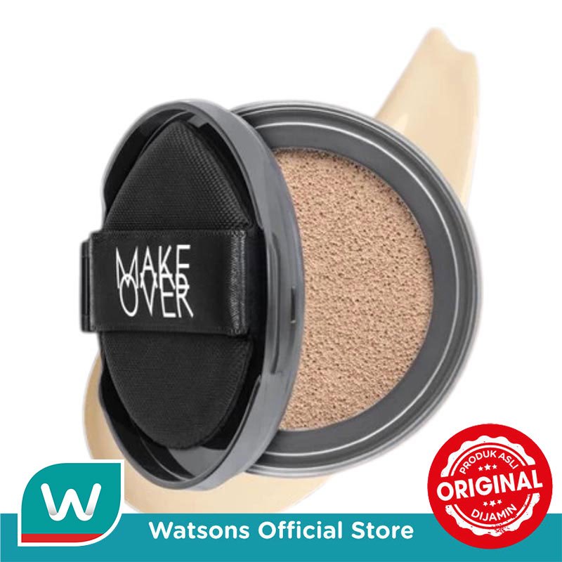 Make Over Hydrastay Prismatic Glass Cushion W12 Warm Marble 12g - Refill