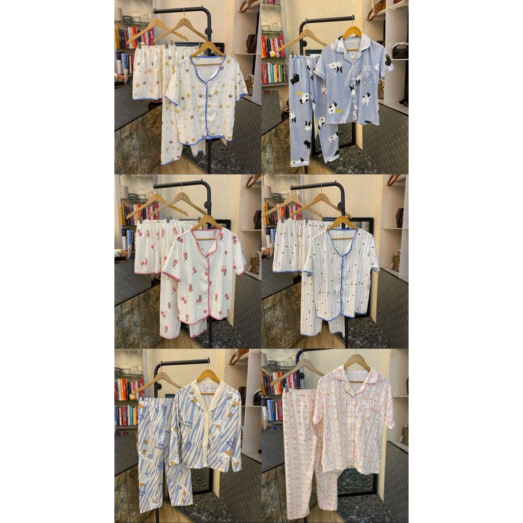 set baju tidur wanita korea