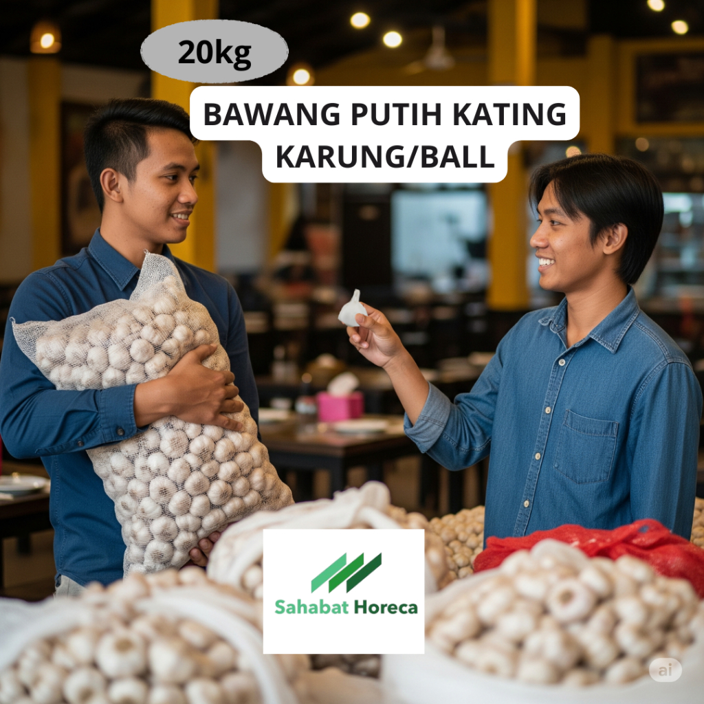 

Bawang Putih Kating Import Karung/Ball +/- 20kg - 02