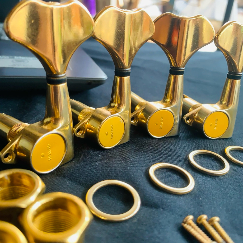 gotoh japan gold dryer tuning machine bass 4string(sejajar kiri) original