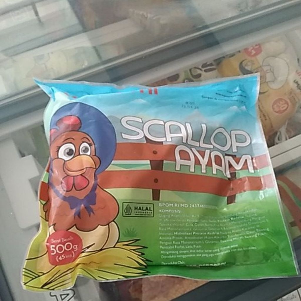 

Scallop ayam 45pc