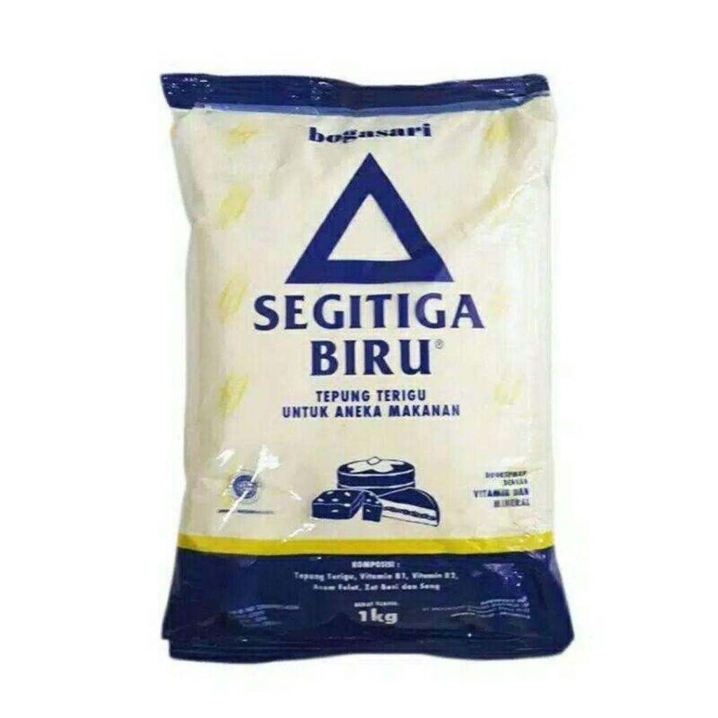 

Tepung Terigu Segitiga Biru Bogasari 1 kg