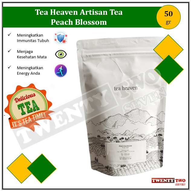 

[doz]|3X Tea Heaven Artisan Tea Peach Blossom 50 gr