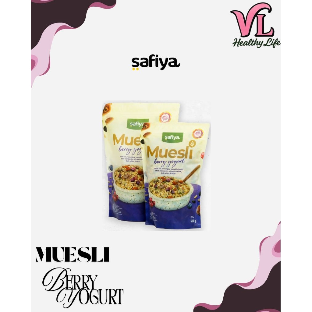 

Safiya Muesli Berry Yogurt 1kg Sereal Menyehatkan dan Mengenyangkan Untuk Sarapan